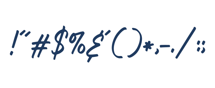 Handkick-Regular Other Characters