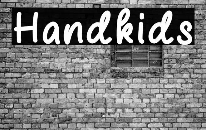 Handkids Font examples