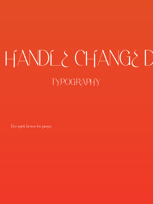Handle Change Demo Poster