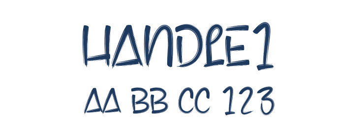 Handle1 Font Preview