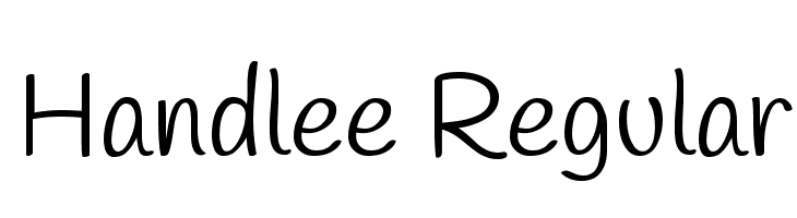 Handlee Regular Font