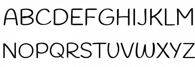 Handlee Regular Шрифта ВЕРХНИЙ