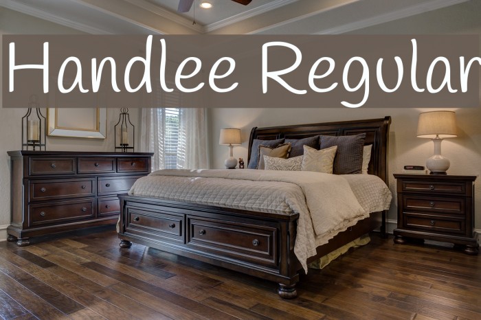 Handlee Regular Font examples