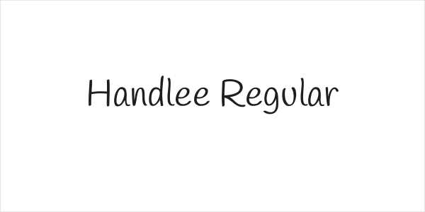 Handlee Regular Logo