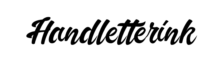 Handletterink  Frei Schriftart Herunterladen