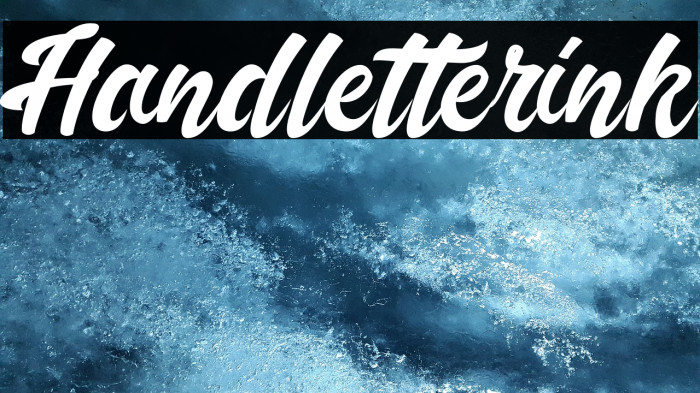 Handletterink Example 1