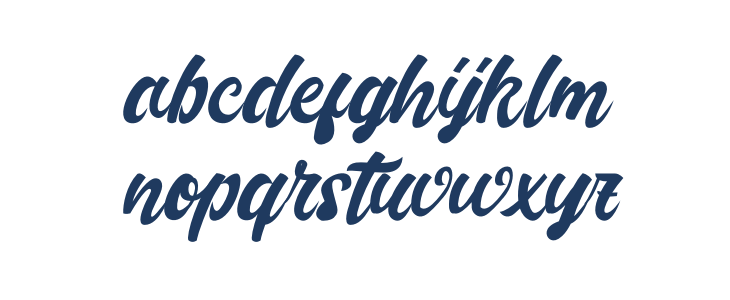 Handletterink Lowercase