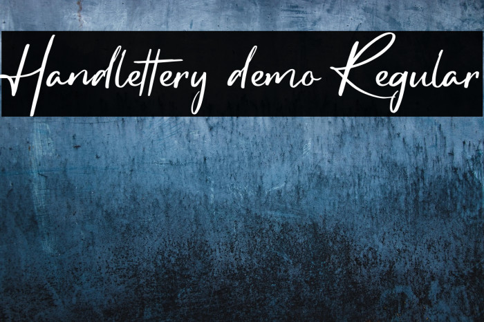 Handlettery demo Regular Example 2