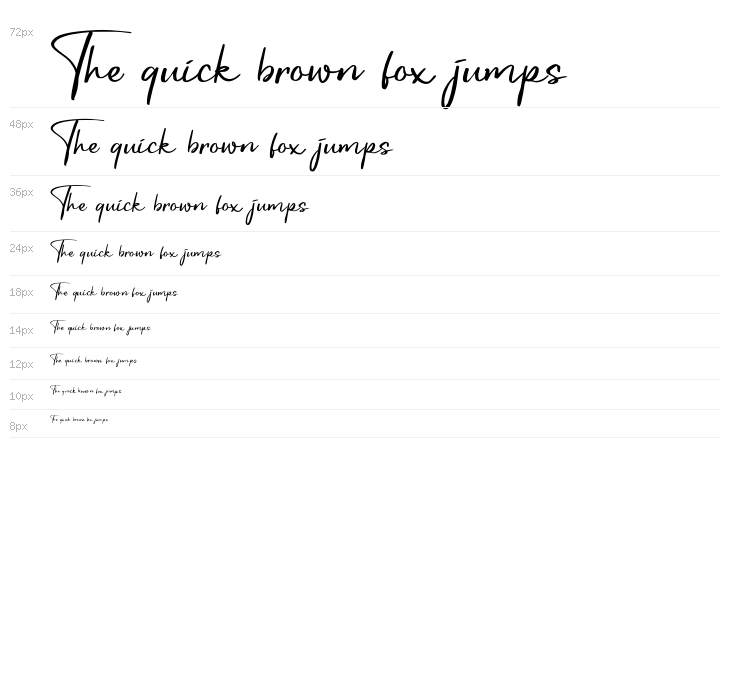 Handlettery demo Regular Waterfall