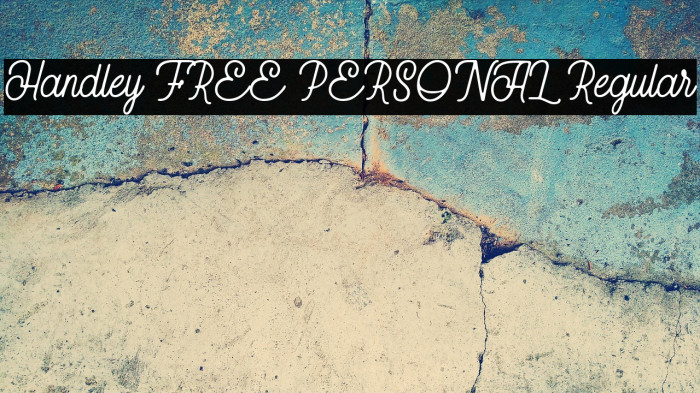 Handley FREE PERSONAL Regular Example 2
