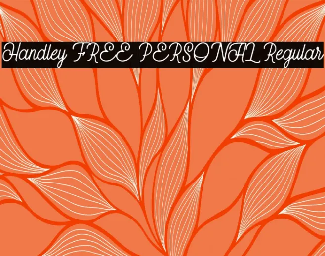 Handley FREE PERSONAL Regular Example 3