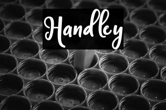 Handley Font examples