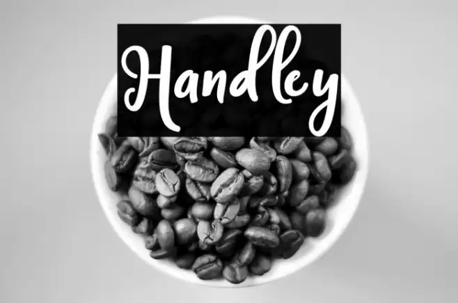 Handley Font examples