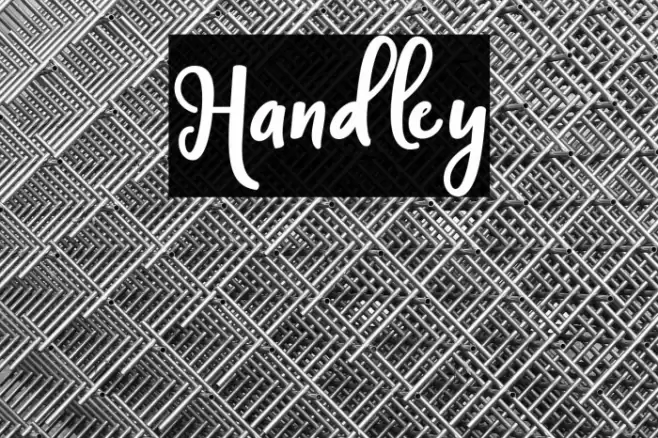 Handley Font examples