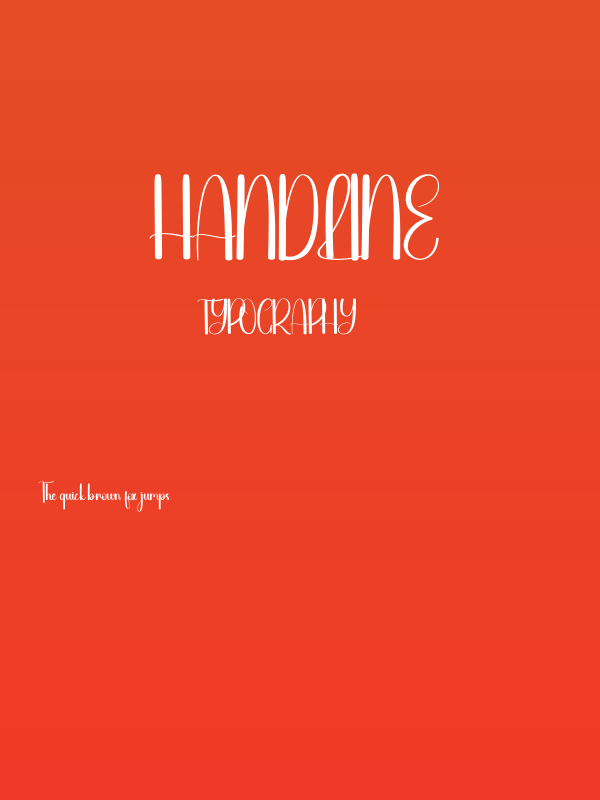 Handline Poster