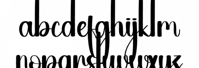 Handline Caratteri MINUSCOLO