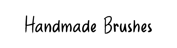 Handmade Brushes  नि: शुल्क फ़ॉन्ट्स डाउनलोड