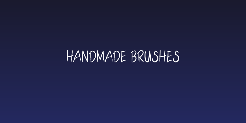 Handmade Brushes Social Header