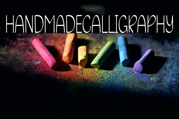 Handmade Calligraphy Example 3