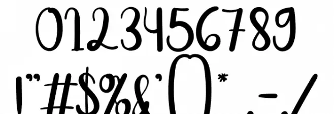 Handmade Christmas Шрифта ДРУГИЕ символов