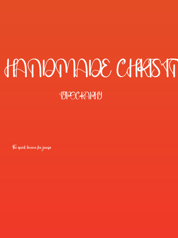 Handmade Christmas Poster