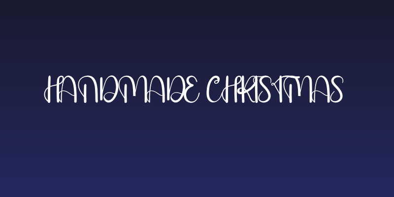 Handmade Christmas Social Header