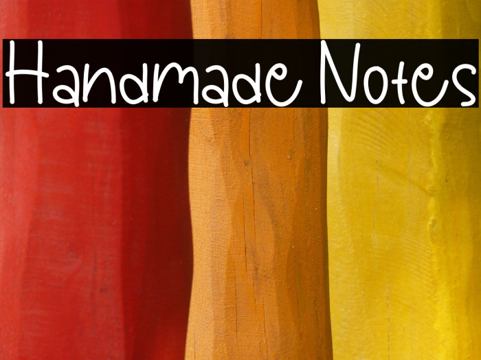 Handmade Notes Example 1