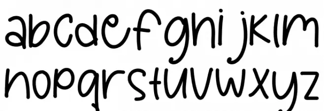 Handmade Notes Fonte MINÚSCULAS