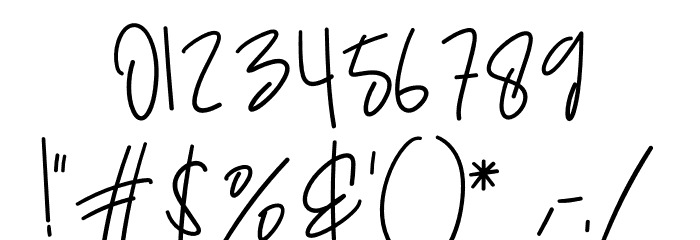 Handmade School Font OTHER CHARS