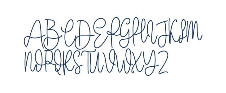 Handmade Sparkling Uppercase