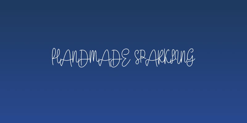 Handmade Sparkling Social Header