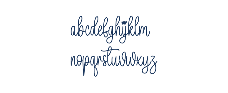 Handmade Sparkling Lowercase