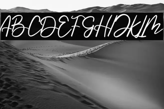 Handmade Summer خط examples