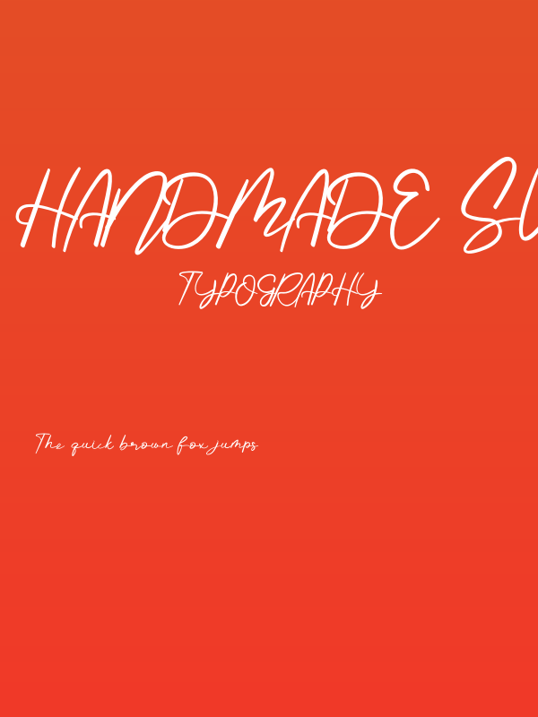 Handmade Summer Poster