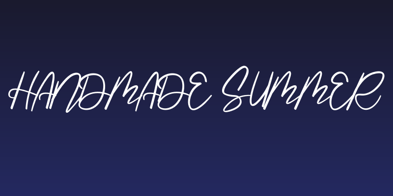 Handmade Summer Social Header