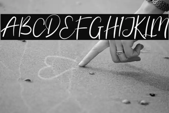 Handmade Wonderland Font examples