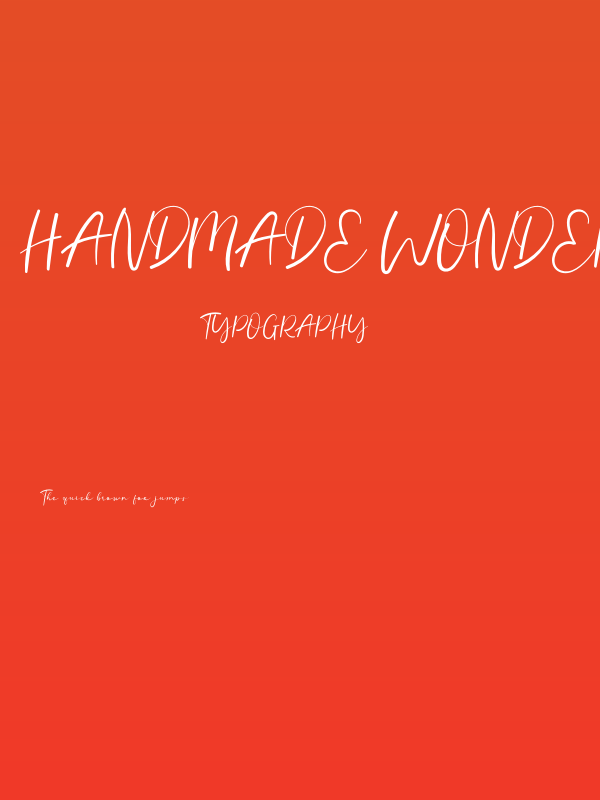 Handmade Wonderland Poster