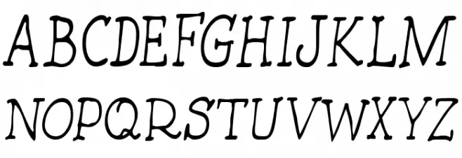 HandmadeTypewriter Шрифта ВЕРХНИЙ