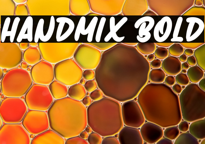 Handmix Bold Example 2