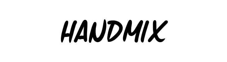 Handmix  免费字体下载