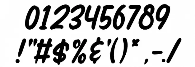 Handmix Font OTHER CHARS