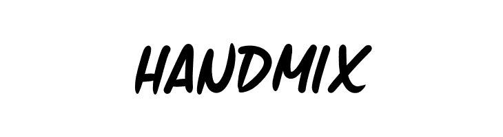 Handmix  免费字体下载