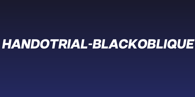 HandoTrial-BlackOblique Social Header