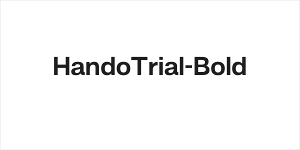 HandoTrial-Bold Logo