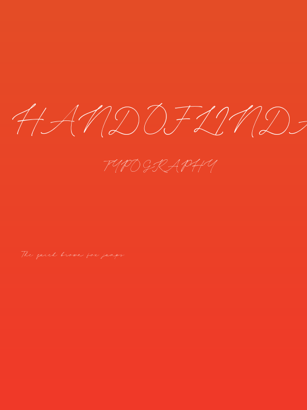 HandofLinda-Regular Poster