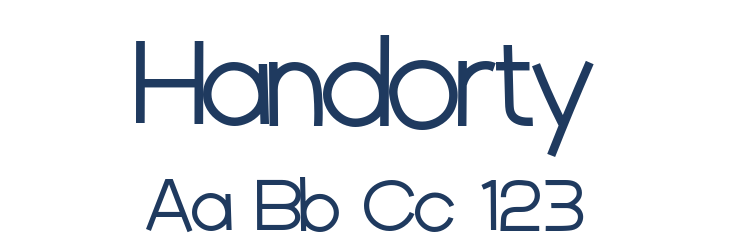 Handorty Font Preview