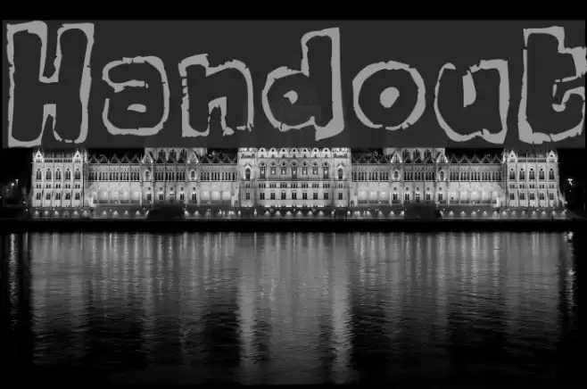 Handout Font examples