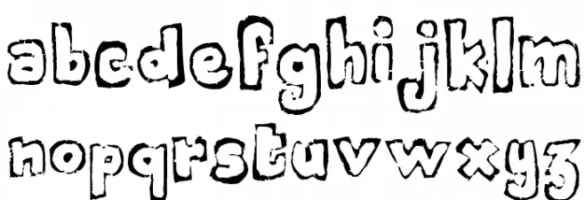 Handout 字体 小写