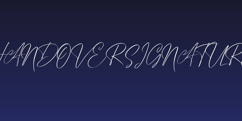 Handover Signature Social Header