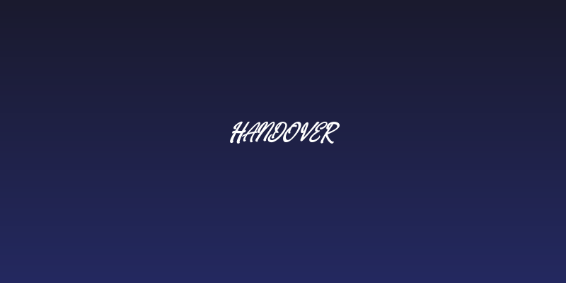 Handover Social Header